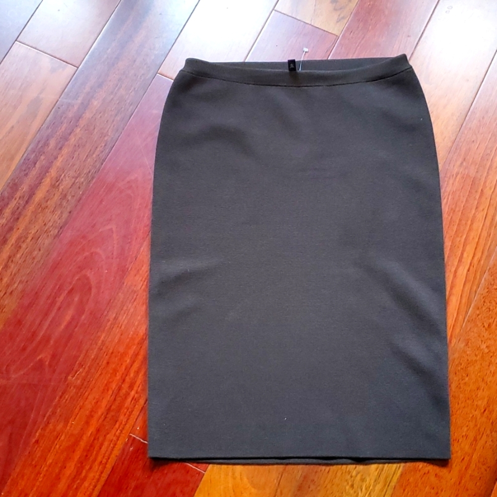 Eileen Fisher stretch wool pencil skirt